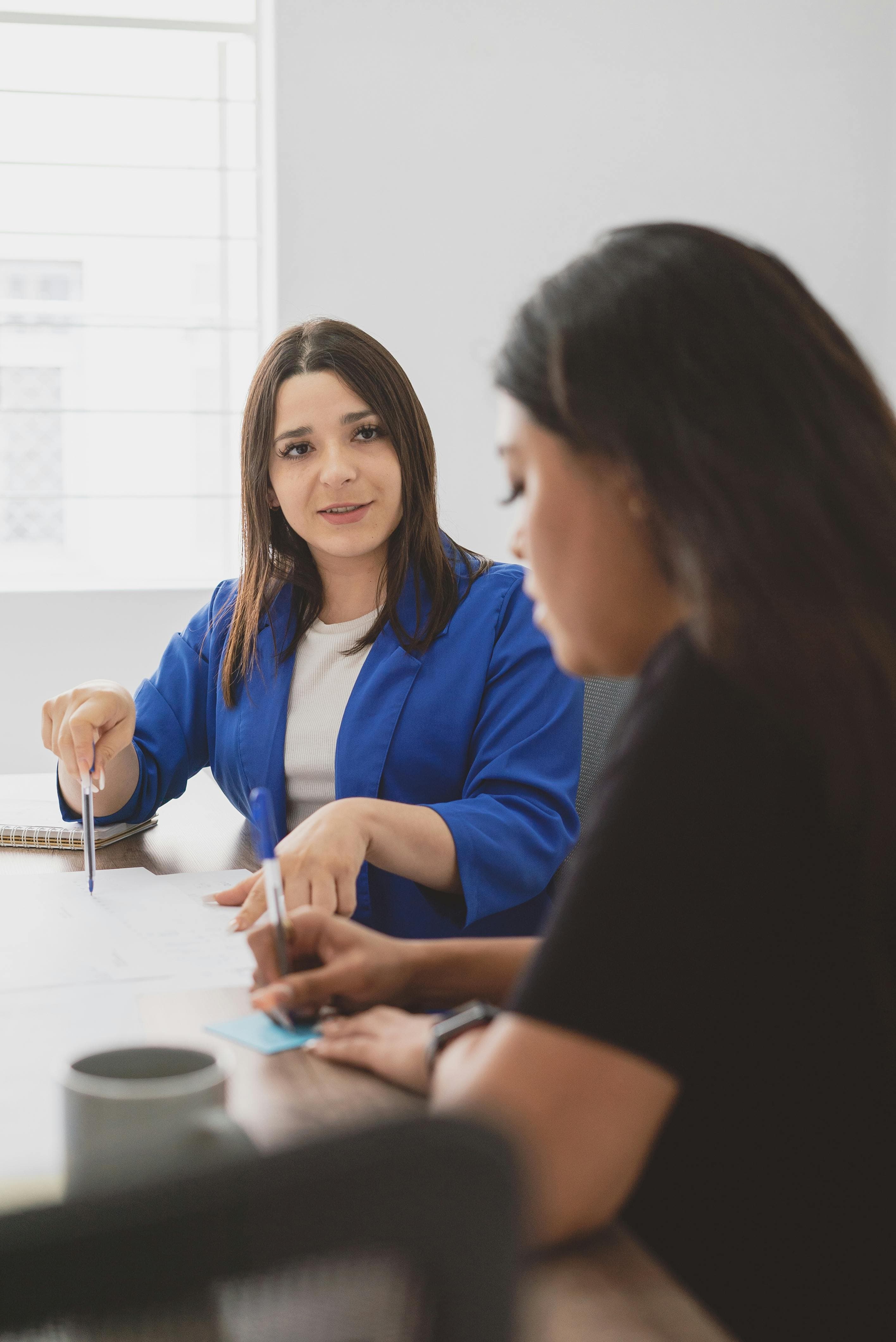 School leader in a coaching session